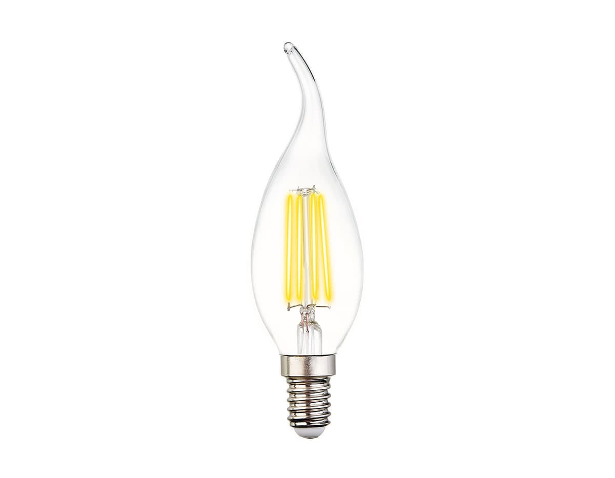 Филаментная светодиодная лампа C37L 202214 Filament LED C37L-F 6W E14 3000K (60W) Ambrella Light 7