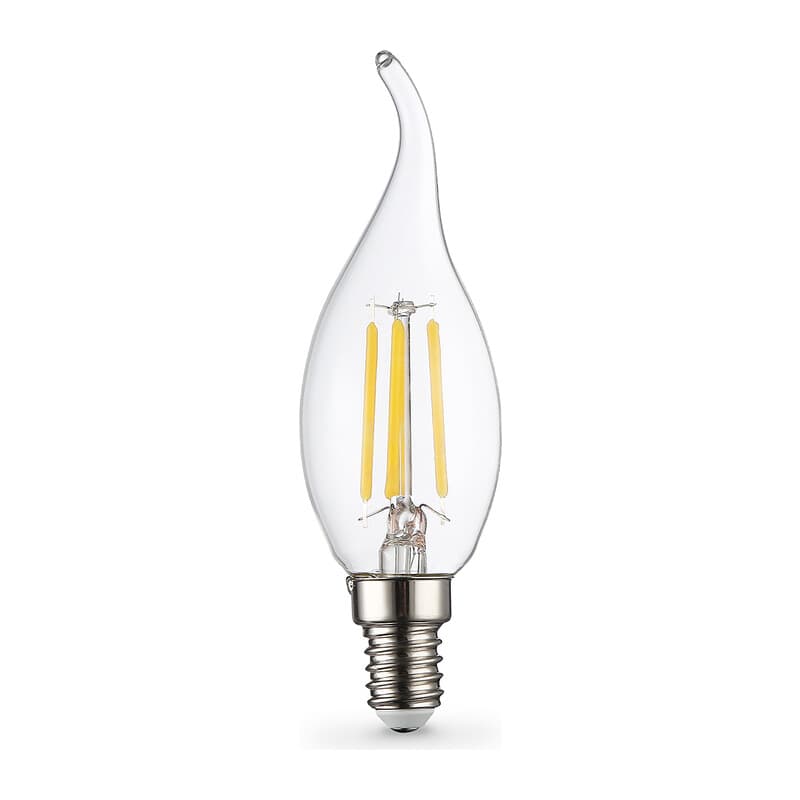 Лампа светодиодная Свеча на ветру CF35 11W 4000K 351124 Filament LED CF35 11W E14 4000K 220-240V Ambrella Light 12