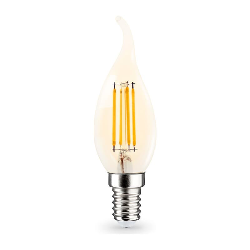 Лампа светодиодная Свеча на ветру CF35 15W 2700K 351523 Filament LED CF35 15W E14 2700K 220-240V Ambrella Light 14