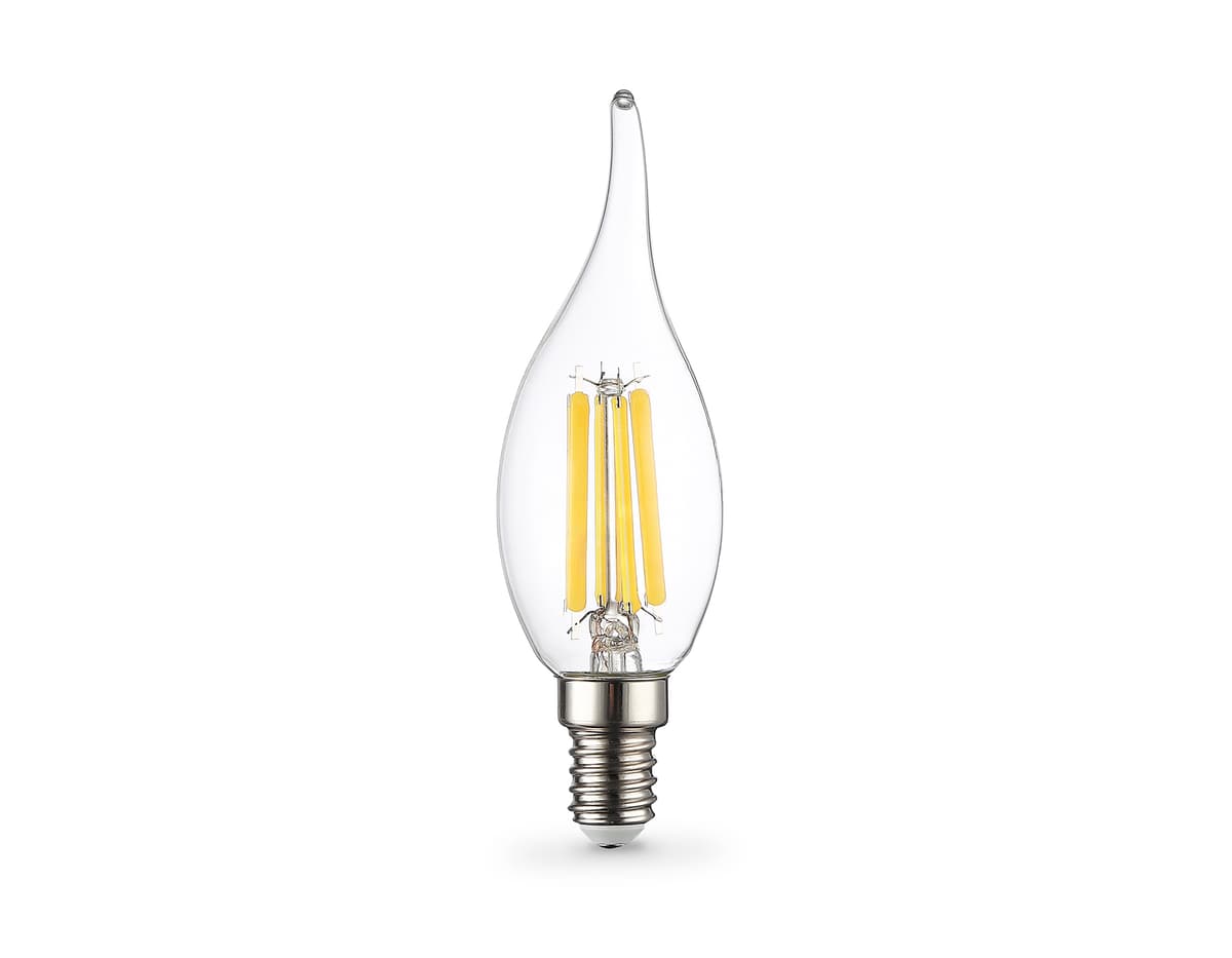 Лампа светодиодная Свеча на ветру CF35 15W 4000K 351524 Filament LED CF35 15W E14 4000K 220-240V Ambrella Light 9