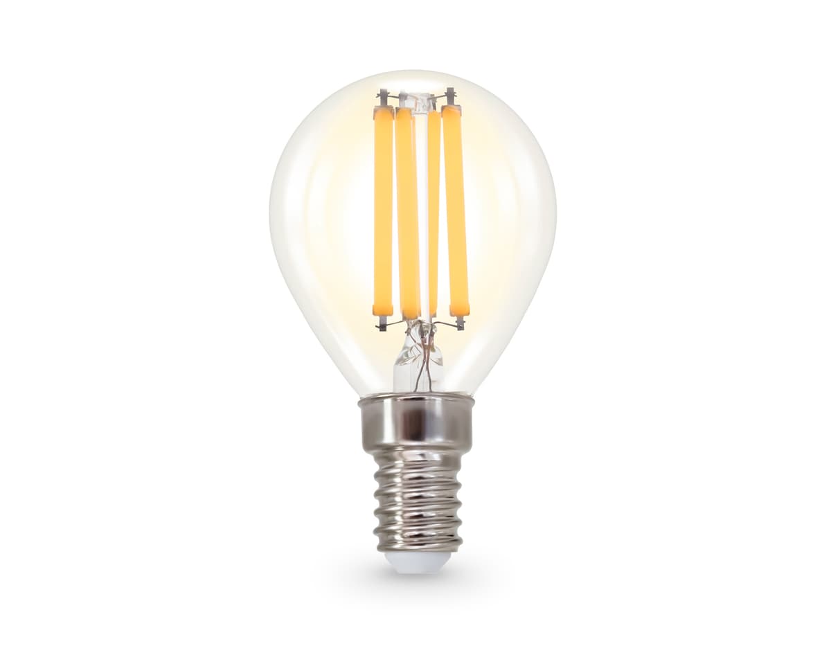 Лампа светодиодная Шар P45 15W 4000K 451534 Filament LED P45 15W E14 4000K 220-240V Ambrella Light 5