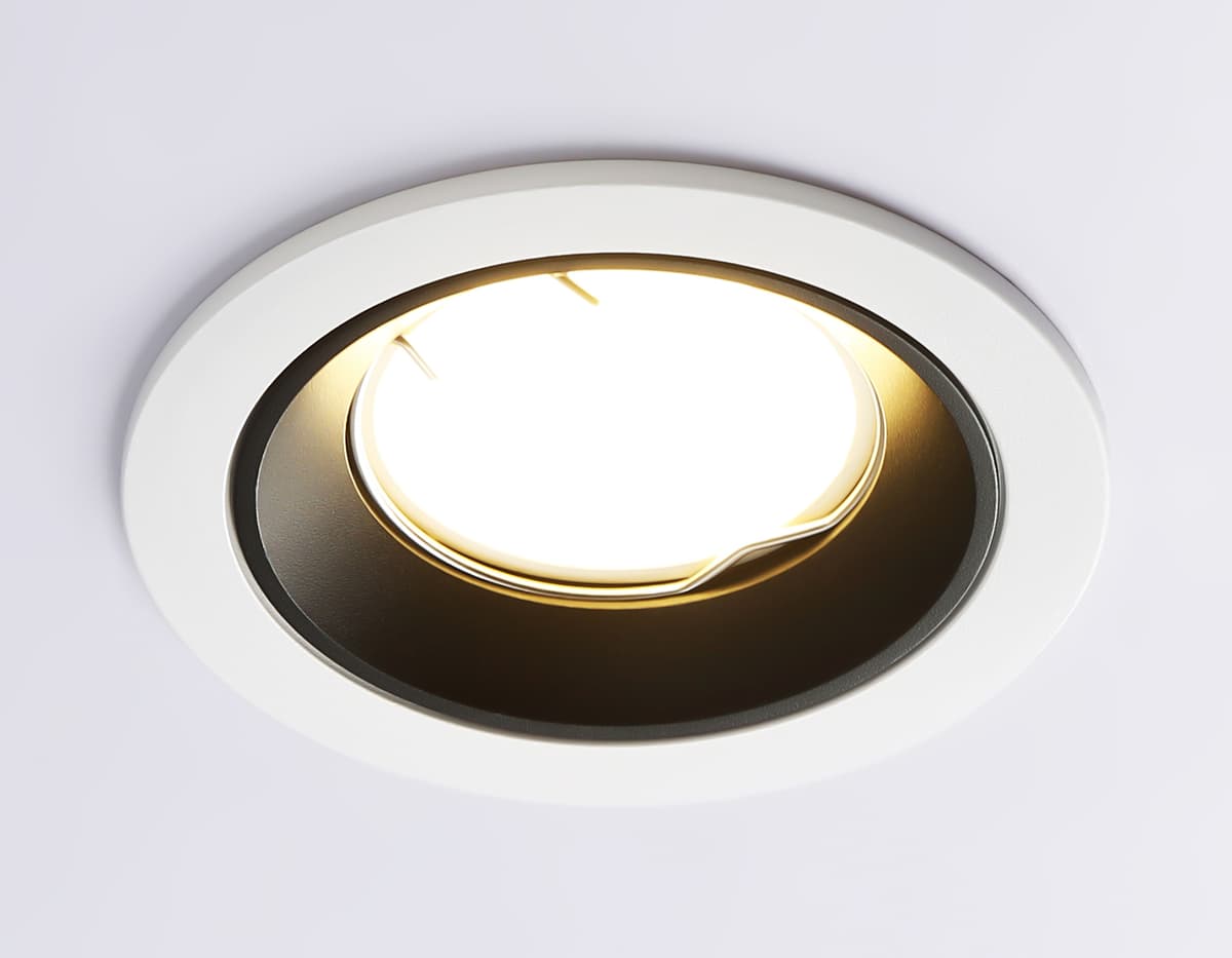 Встраиваемый точечный светильник MR16 A8921 WH/BK белый/черный MR16 GU5.3 D92*24 Ambrella Light 10