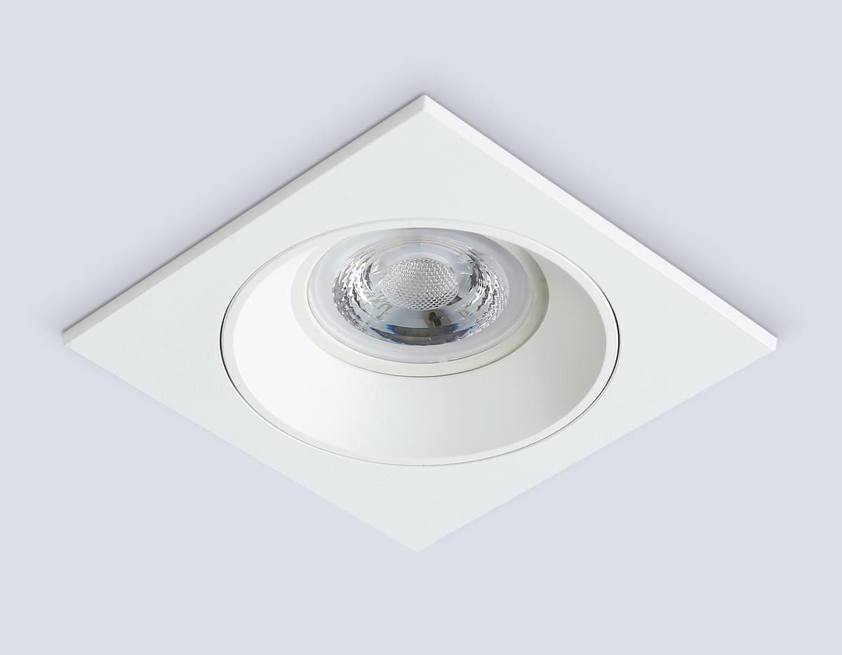 Встраиваемый точечный светильник MR16 A8924 WH белый MR16 GU5.3 92*92*24 Ambrella Light 9