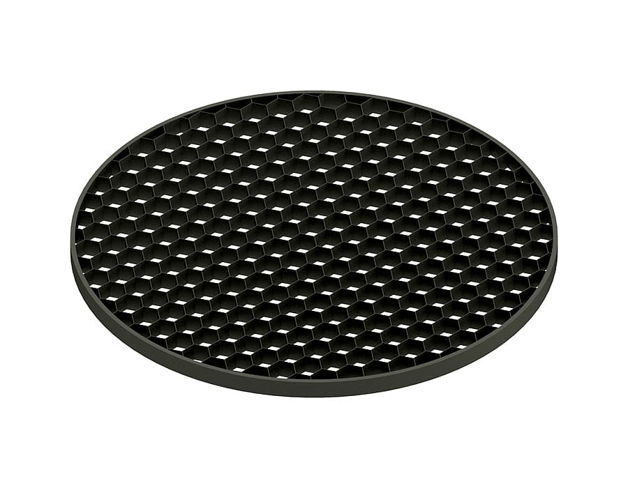 Антибликовая решётка для ламп MR16 A9102 BK черный D60*H2mm Ambrella Light 11