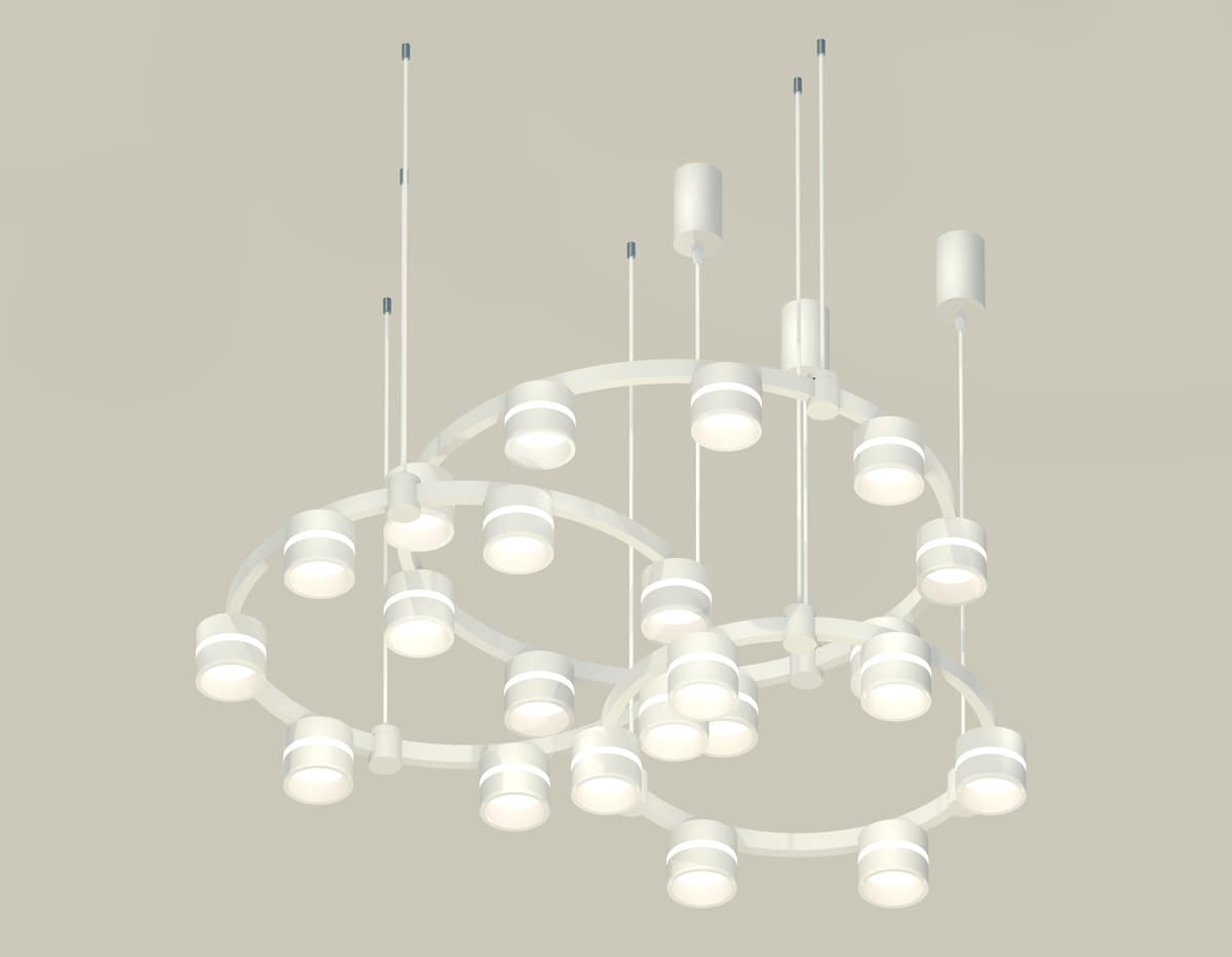 Крепеж подвесной Techno Ring A9208 WH белый D60*1450mm Ambrella Light 7
