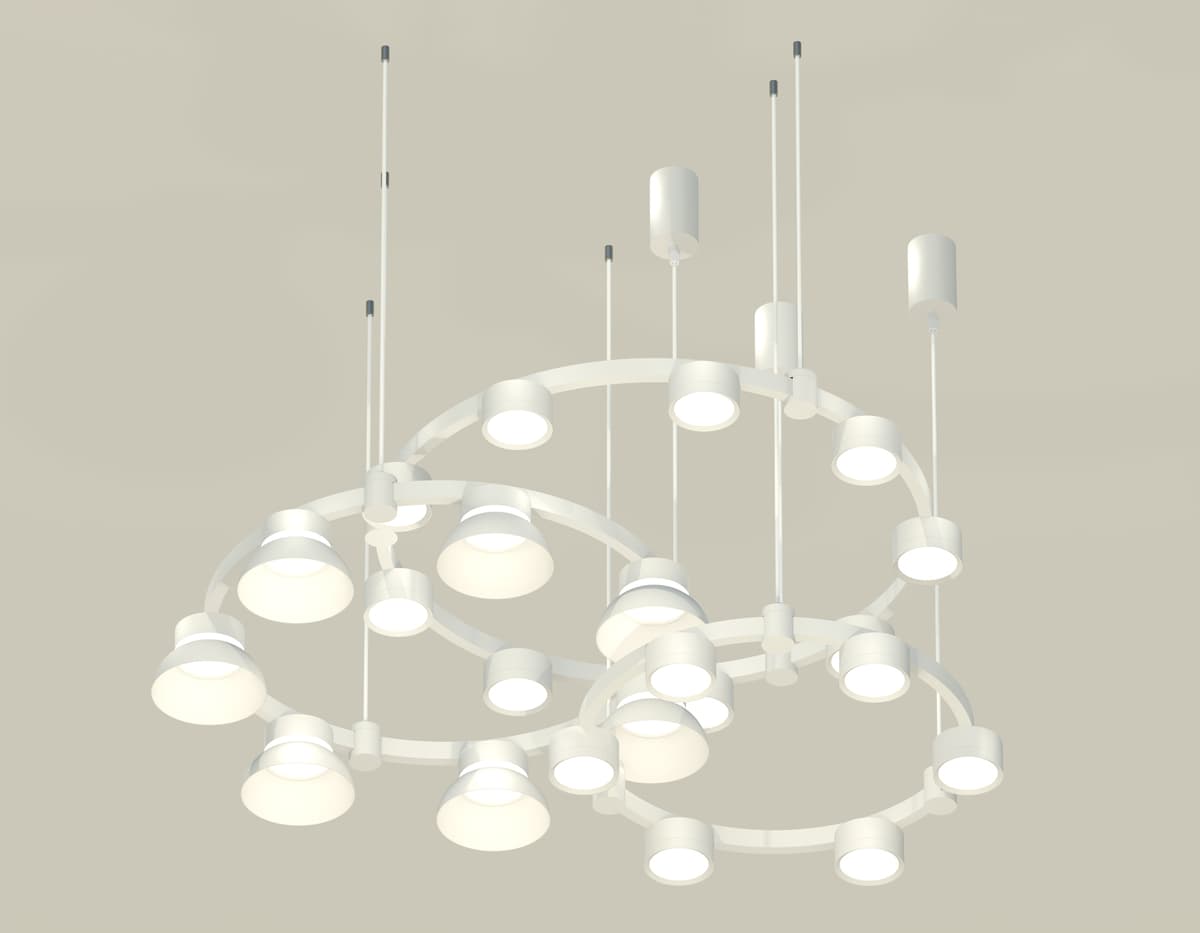 Крепеж подвесной Techno Ring A9208 WH белый D60*1450mm Ambrella Light 8