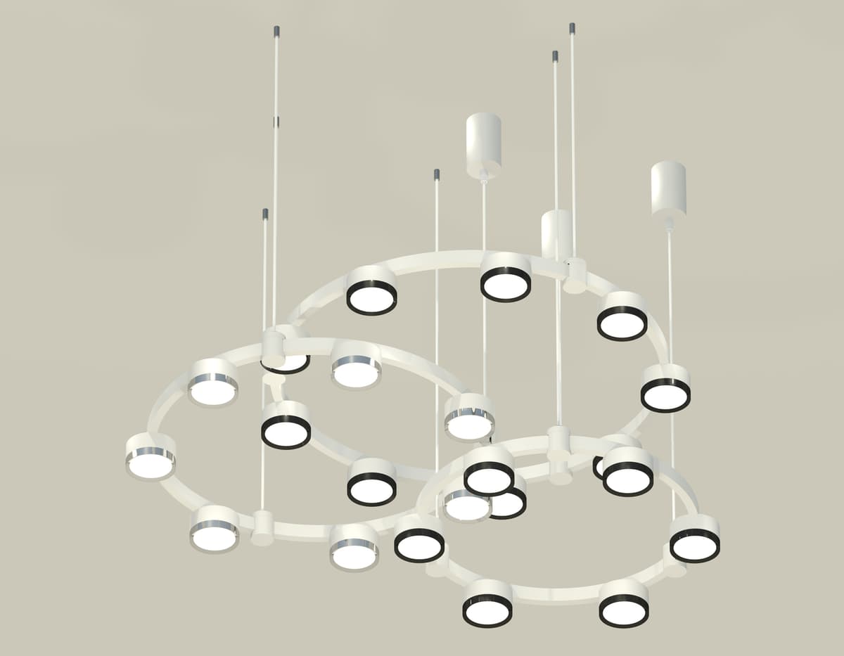 Крепеж подвесной Techno Ring A9208 WH белый D60*1450mm Ambrella Light 9