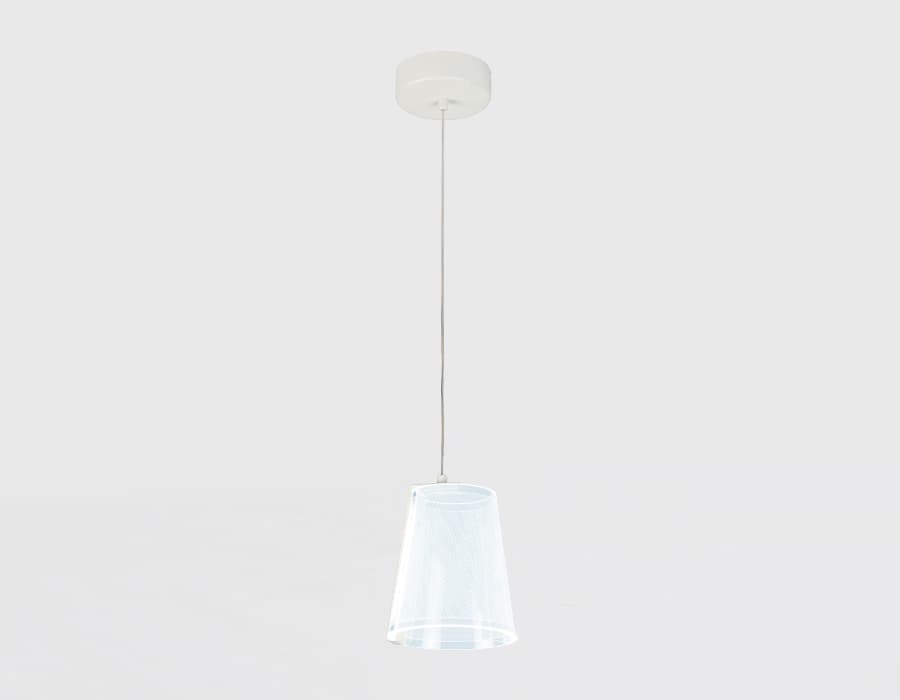 Подвесной светодиодный светильник AK4112 WH белый 19W D150*980 (Без ПДУ) Ambrella Light 10