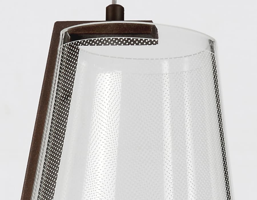 Подвесной светодиодный светильник AK4113 CF кофе 19W D150*980 (Без ПДУ) Ambrella Light 6