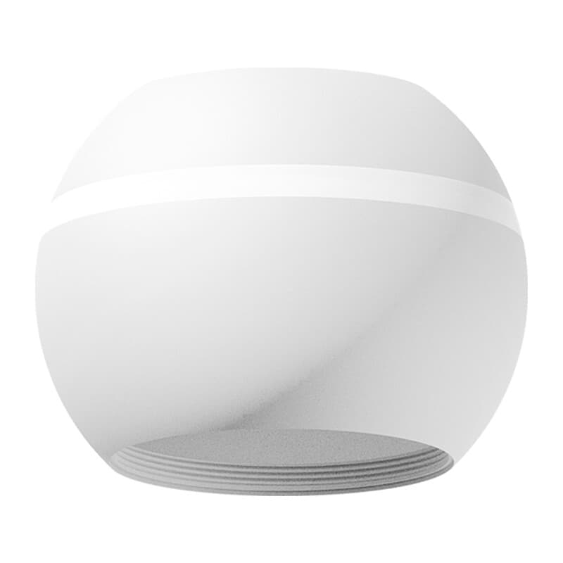 Корпус светильника накладной для насадок D60/70mm с LED подсветкой C1101 SWH белый песок D100*H80mm MR16 GU5.3 LED 3W 4200K Ambrella Light 9
