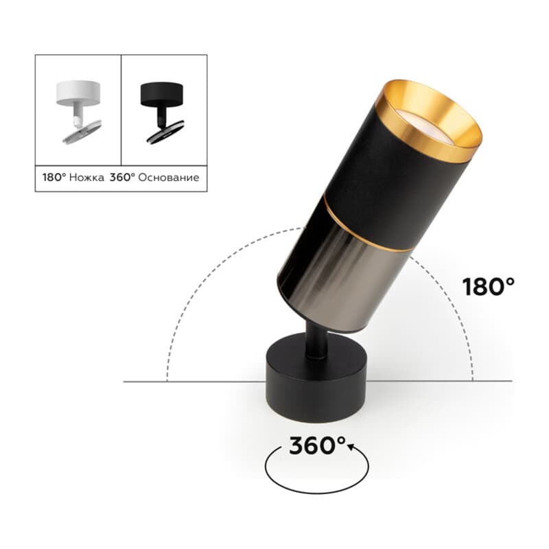 Корпус светильника накладной для насадок D60mm C6305 PSL серебро полированное D60*H60mm MR16 GU5.3 Ambrella Light 13