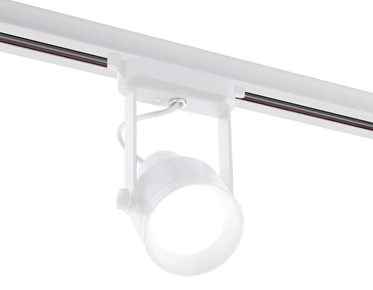 Корпус однофазного трекового светильника D60mm C6601 WH белый D60*H135mm Out122mm MR16 GU10 (насадки D60mm) Ambrella Light 4