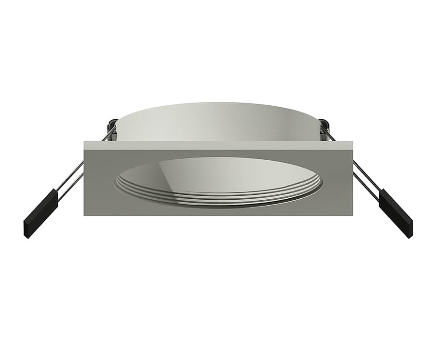 Корпус светильника встраиваемый для насадок D70mm C7633 SGR серый песок 92*92*H25mm MR16 GU5.3 Ambrella Light 6