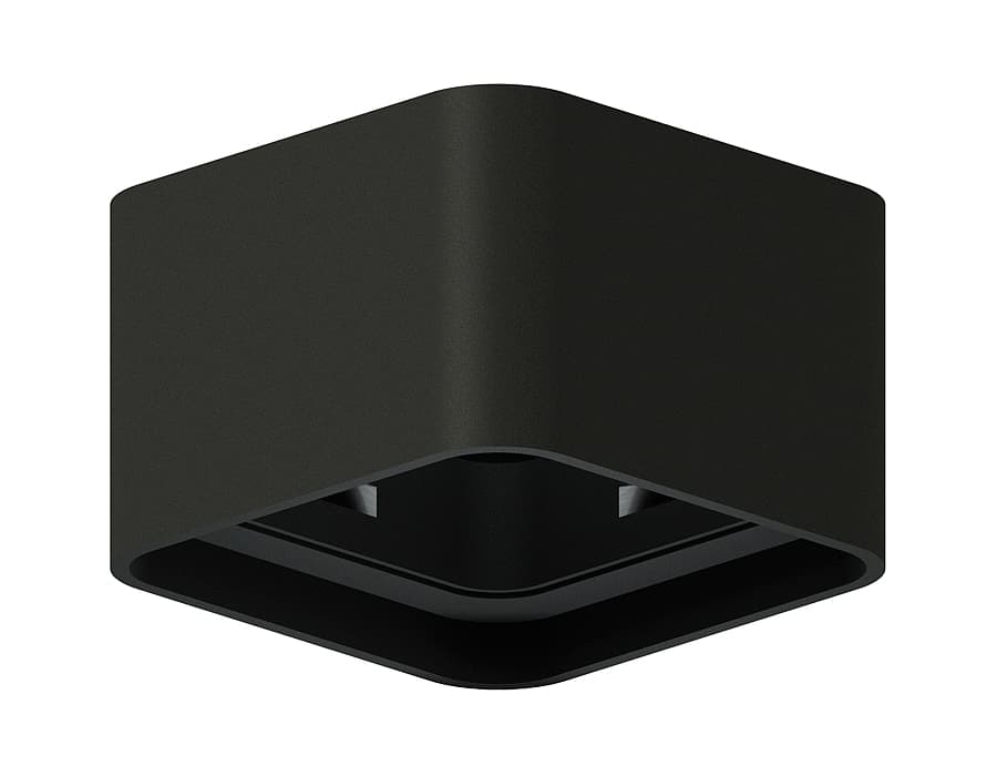 Корпус светильника накладной для насадок 70*70mm C7833 SBK черный песок 95*95*H60mm MR16 GU5.3 Ambrella Light 10