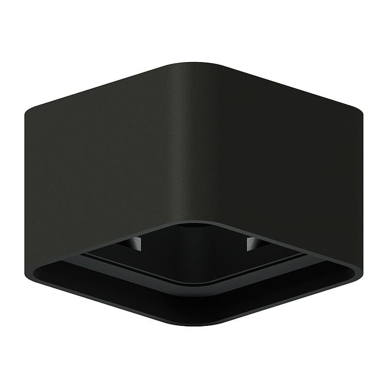 Корпус светильника накладной для насадок 70*70mm C7833 SBK черный песок 95*95*H60mm MR16 GU5.3 Ambrella Light 9