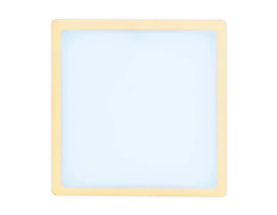 Встраиваемый cветодиодный светильник с подсветкой DCR335 18W+6W 6400K/3000K 85-265V 170*170*32 (A155*155) Ambrella Light 16