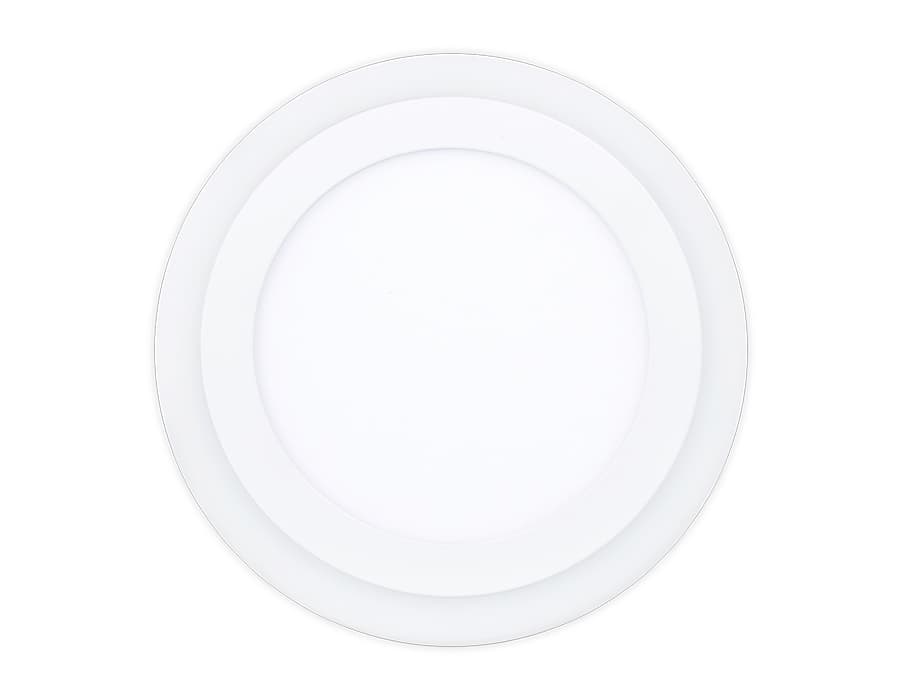 Встраиваемый cветодиодный светильник с подсветкой DCR379 18W+6W 6400K/3000K 85-265V D245*28 Ambrella Light 13