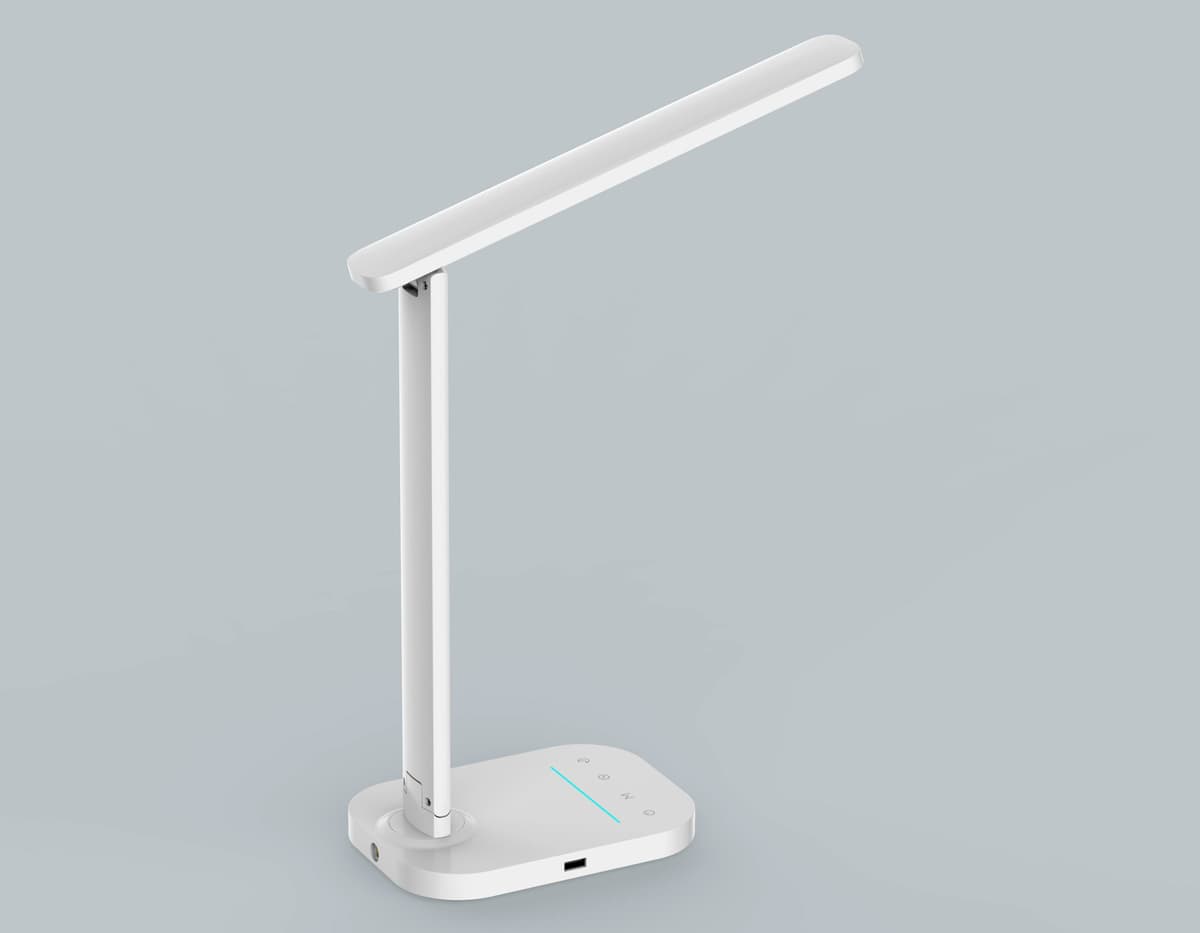 Светодиодная настольная лампа с USB портом и таймером DE444 WH белый LED 3000-6400K 7W Ambrella Light 11