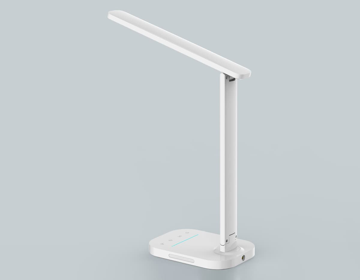 Светодиодная настольная лампа с USB портом и таймером DE444 WH белый LED 3000-6400K 7W Ambrella Light 12