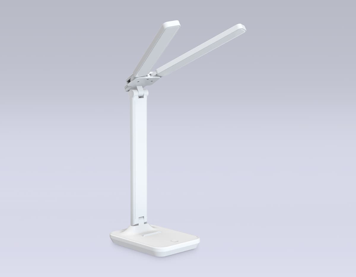 Светодиодная настольная лампа с диммированием DE490 WH белый LED 3000K/4200K/6400K 9W Ambrella Light 12