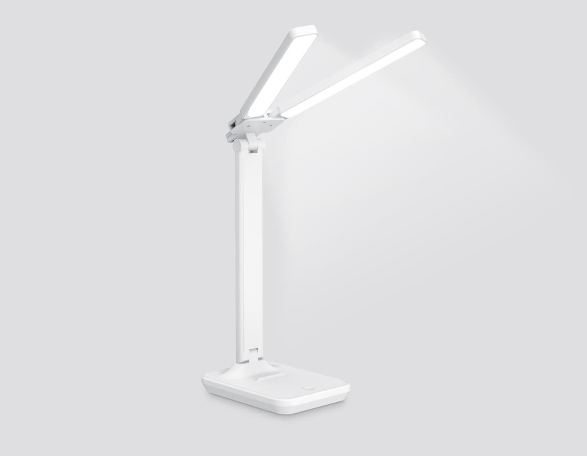 Светодиодная настольная лампа с диммированием DE490 WH белый LED 3000K/4200K/6400K 9W Ambrella Light 7