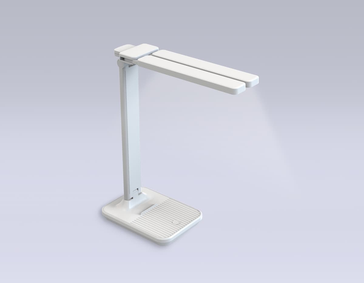 Светодиодная настольная лампа с диммированием DE490 WH белый LED 3000K/4200K/6400K 9W Ambrella Light 8