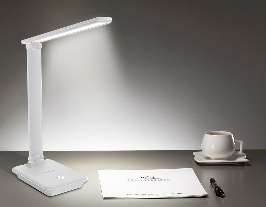 Светодиодная настольная лампа с диммером DE502 WH белый LED 3000-6400K 9W Ambrella Light 6