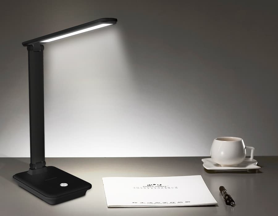 Светодиодная настольная лампа с диммером DE503 BK черный LED 3000-6400K 9W Ambrella Light 6