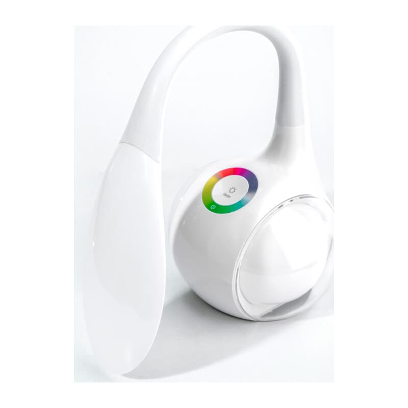 Светодиодная настольная лампа с RGB подсветкой DE532 WH белый LED 4200K+RGB 7.5W Ambrella Light 12
