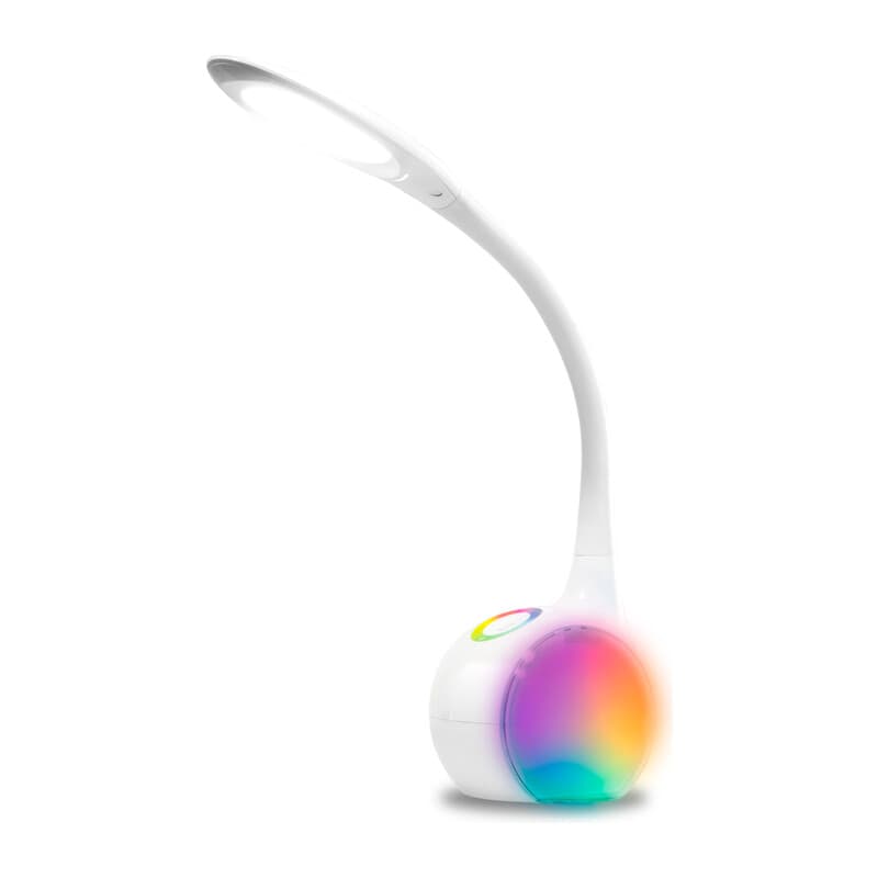 Светодиодная настольная лампа с RGB подсветкой DE532 WH белый LED 4200K+RGB 7.5W Ambrella Light 9