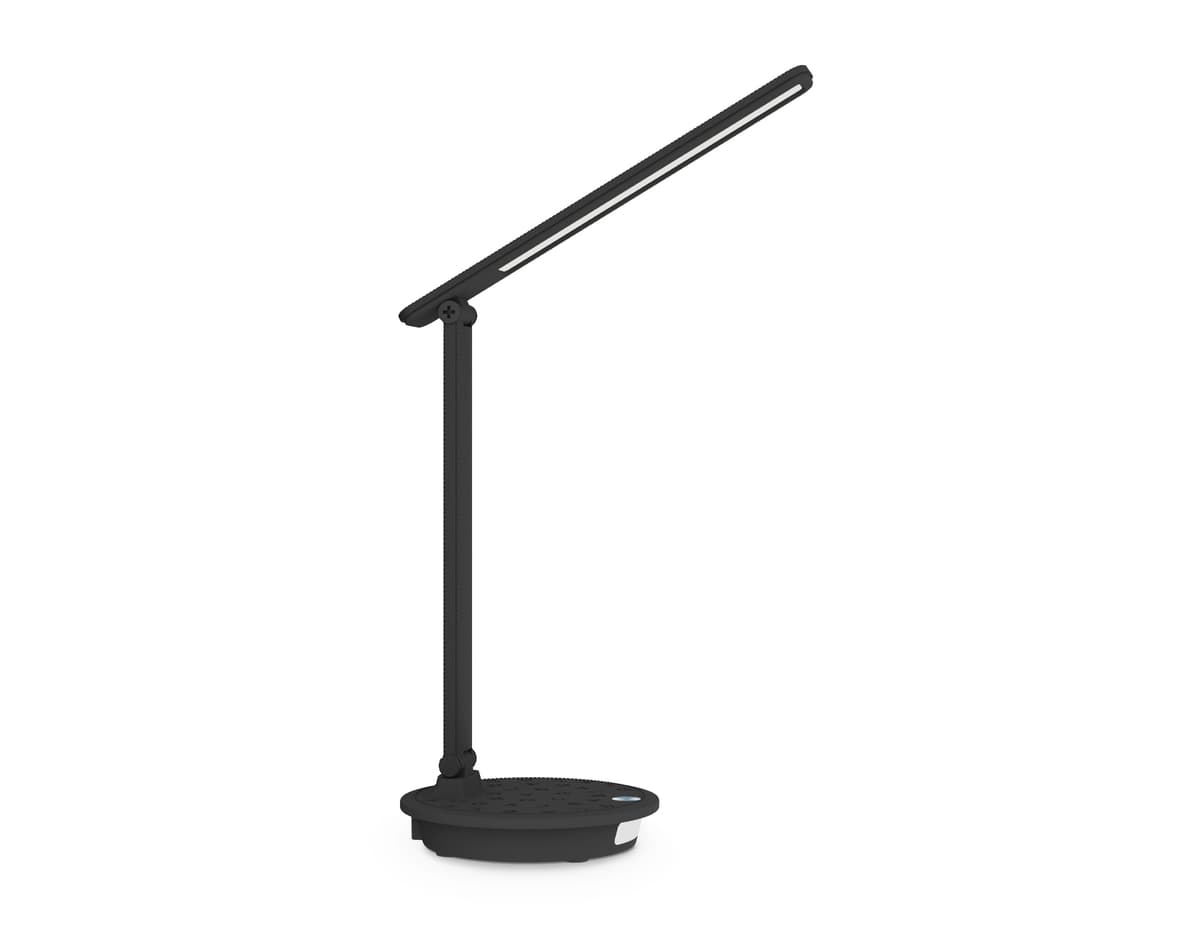 Светодиодная настольная лампа с регулировкой цвета и ночником DE537 BK черный LED 2800-6500K 9W Ambrella Light 11