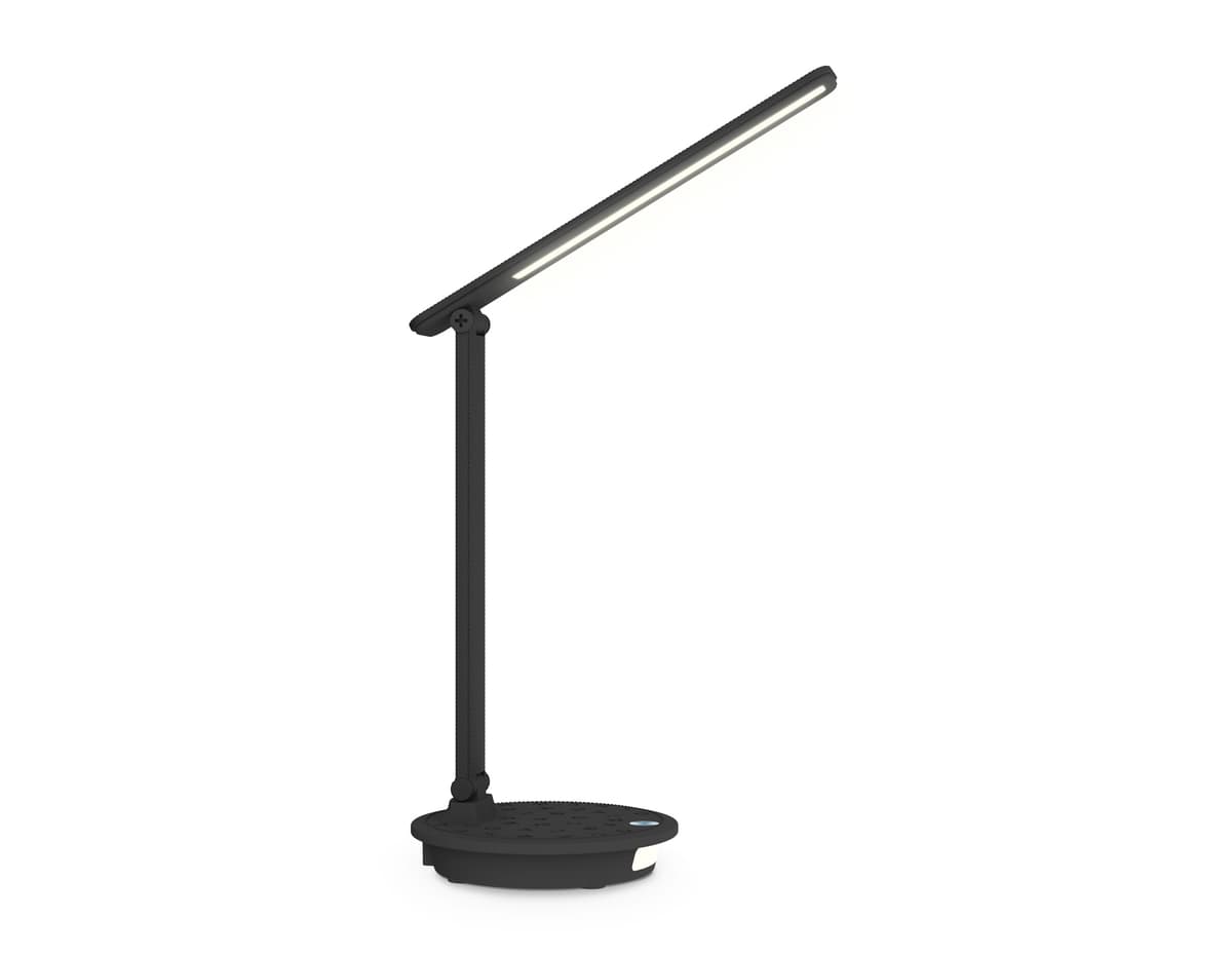 Светодиодная настольная лампа с регулировкой цвета и ночником DE537 BK черный LED 2800-6500K 9W Ambrella Light 7