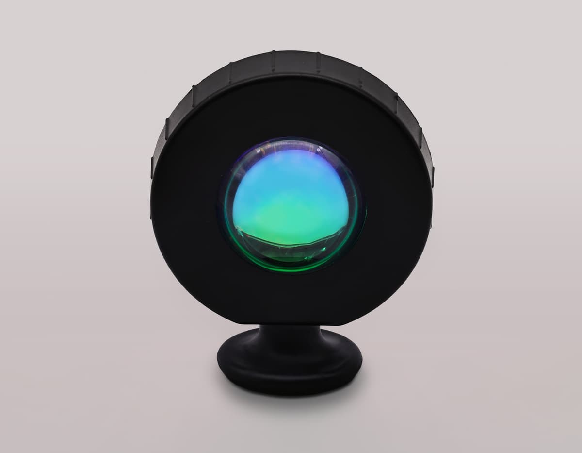 Атмосферная светодиодная настольная лампа с пультом DE8383 BK черный LED RGB 3W (ПДУ RGB) Ambrella Light 15