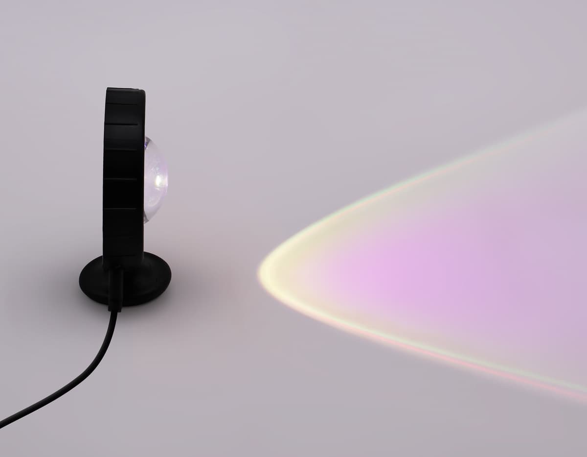 Атмосферная светодиодная настольная лампа с пультом DE8383 BK черный LED RGB 3W (ПДУ RGB) Ambrella Light 17
