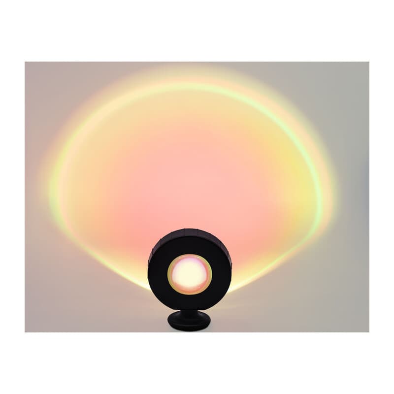 Атмосферная светодиодная настольная лампа с пультом DE8383 BK черный LED RGB 3W (ПДУ RGB) Ambrella Light 9