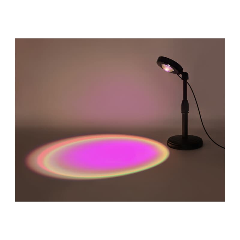 Атмосферная светодиодная настольная лампа с пультом DE8385 BK черный LED RGB 3W (ПДУ RGB) Ambrella Light 11