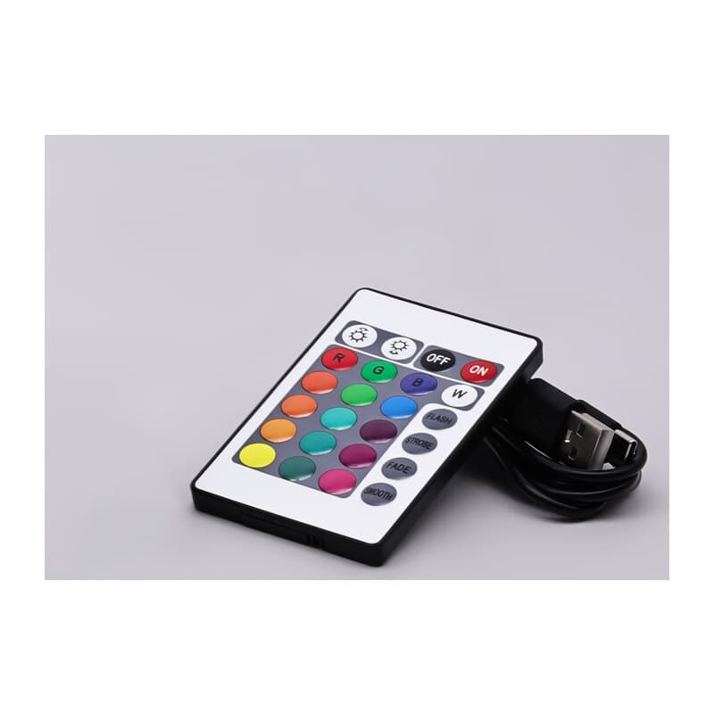 Атмосферная светодиодная настольная лампа с пультом DE8385 BK черный LED RGB 3W (ПДУ RGB) Ambrella Light 12