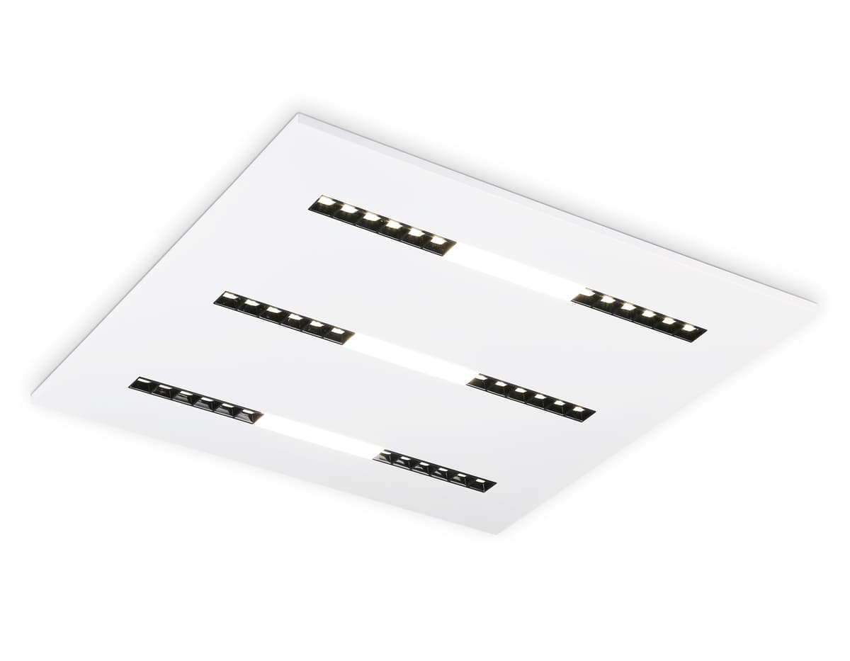 Светодиодная панель в стиле техно DPS1070 WH белый 48W 4000K 175-265V IP20 4080LM 595*595*14 Ambrella Light 5