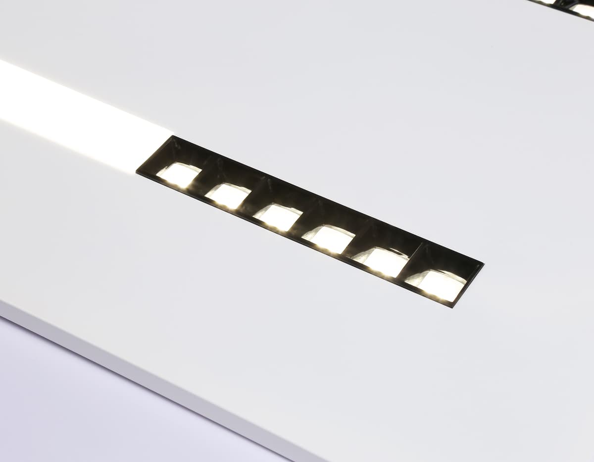 Светодиодная панель в стиле техно DPS1070 WH белый 48W 4000K 175-265V IP20 4080LM 595*595*14 Ambrella Light 6