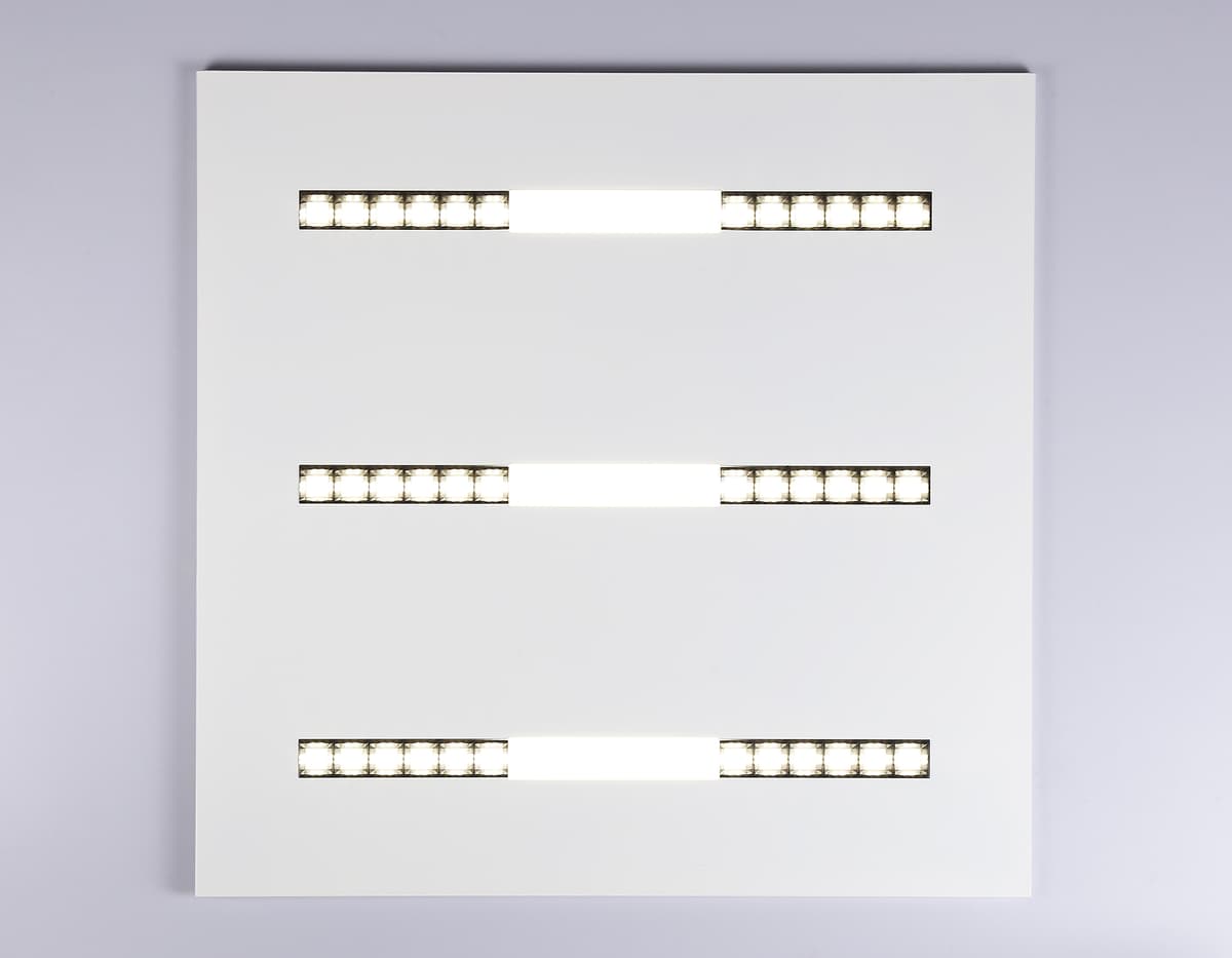 Светодиодная панель в стиле техно DPS1070 WH белый 48W 4000K 175-265V IP20 4080LM 595*595*14 Ambrella Light 7