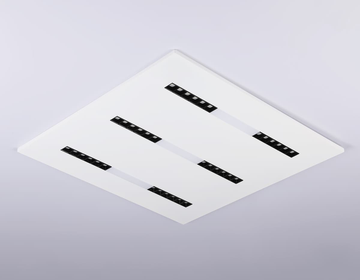 Светодиодная панель в стиле техно DPS1070 WH белый 48W 4000K 175-265V IP20 4080LM 595*595*14 Ambrella Light 8