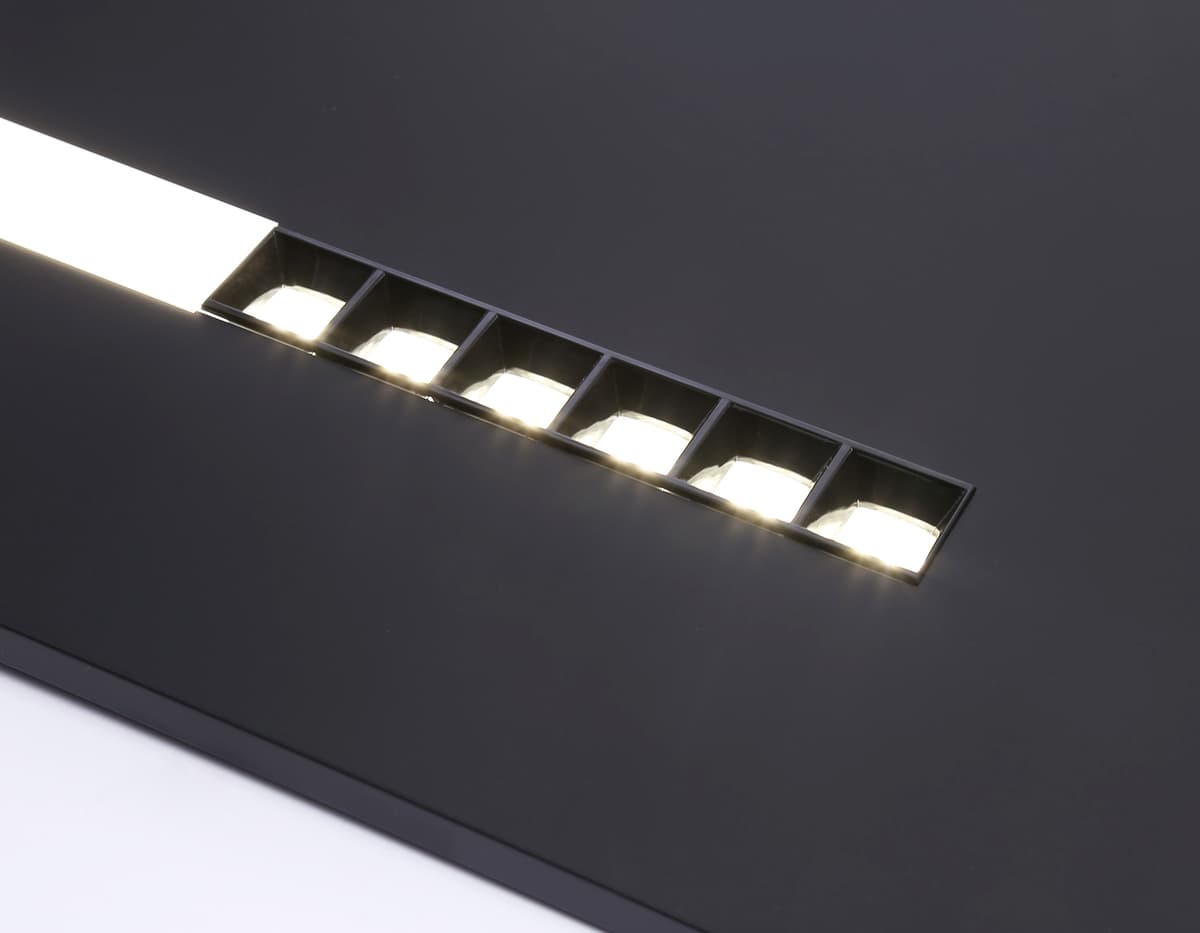 Светодиодная панель в стиле техно DPS1071 BK черный 48W 4000K 175-265V IP20 4080LM 595*595*14 Ambrella Light 6