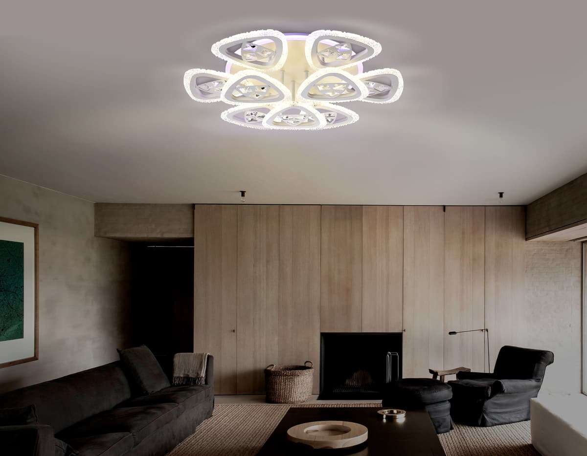Потолочный светодиодный светильник с пультом FA2921 WH белый 138W 600*600*130 (ПДУ РАДИО 2.4) Ambrella Light 7