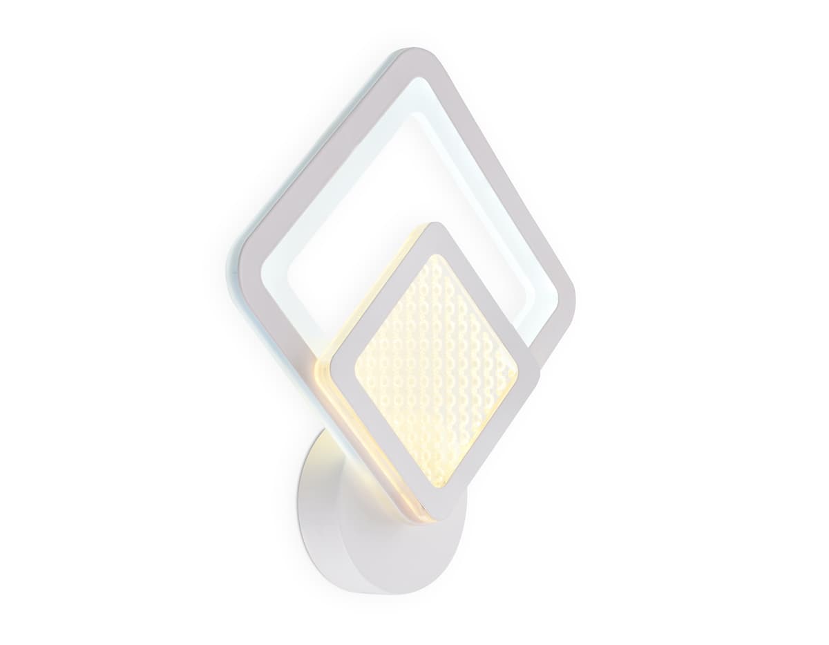 Настенный светодиодный светильник FA4284 WH белый 14W 260*300*60 Ambrella Light 9