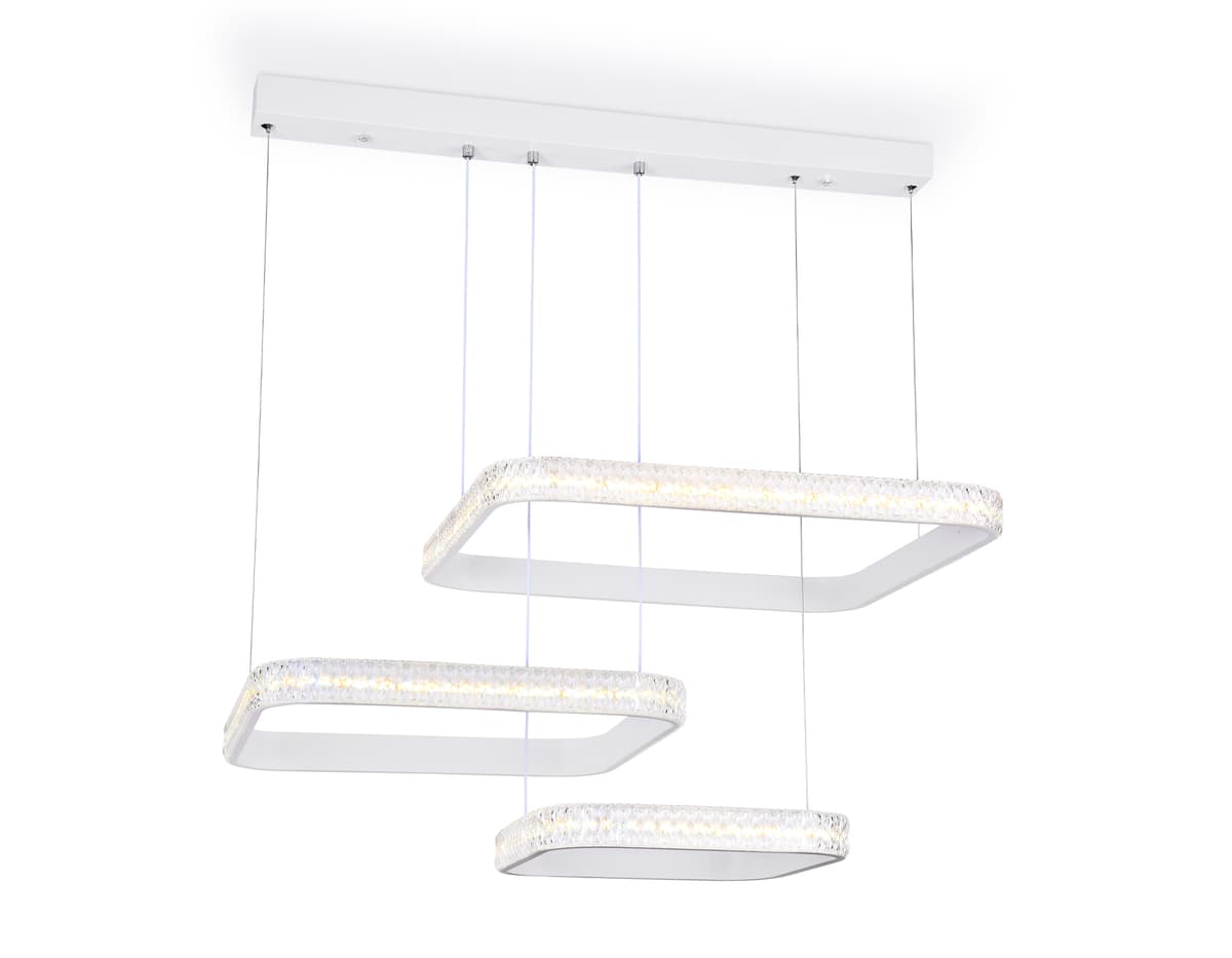 Подвесной светодиодный светильник с пультом FA6165 WH белый 131W 720*500*900 (ПДУ РАДИО 2.4) Ambrella Light 9