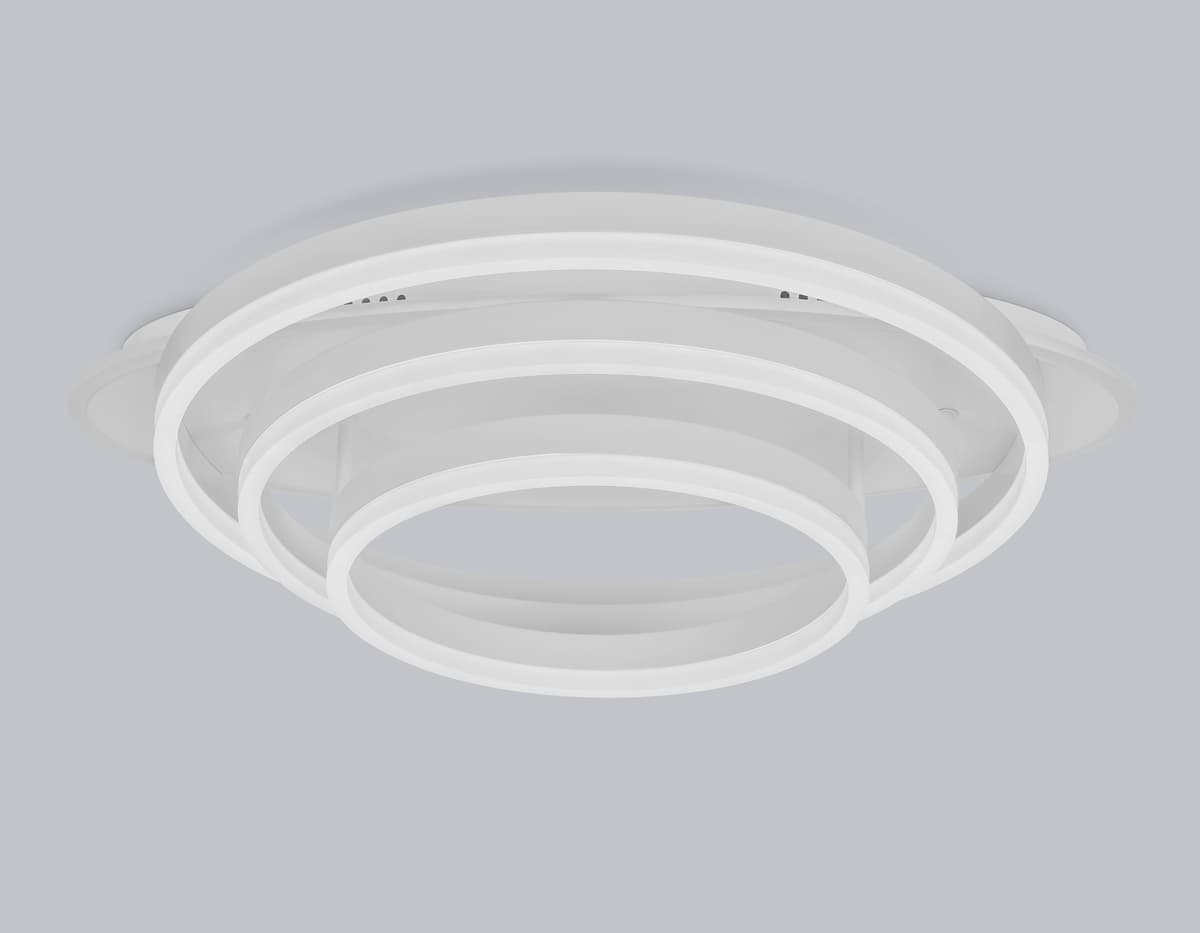 Потолочный светодиодный светильник с пультом FA8522 WH белый 146W 3000K-6400K+RGB 560*500*150 (ПДУ РАДИО 2.4G) Ambrella Light 15