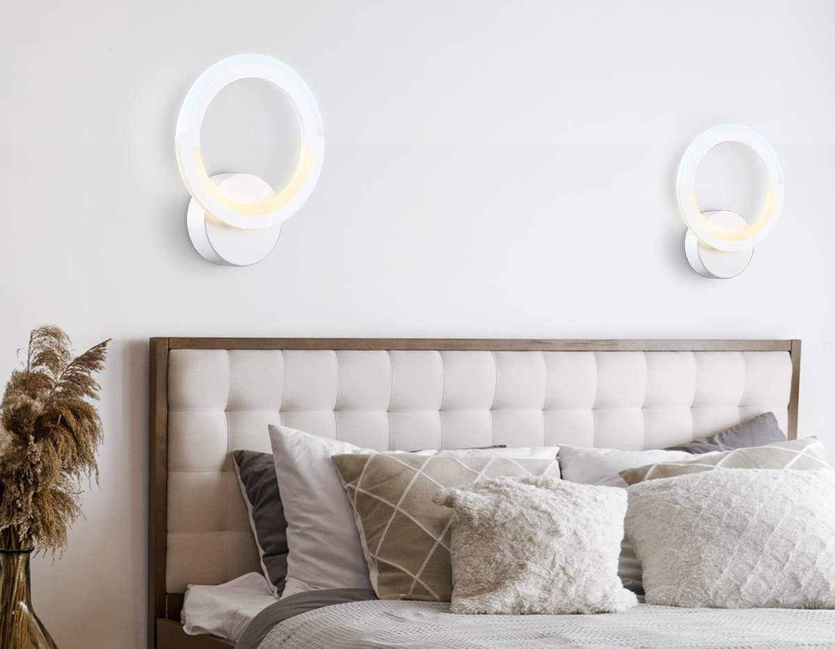 Светильник светодиодный настенный FA8946 WH белый 11W 3000-6000K 225*184*50 Ambrella Light 15