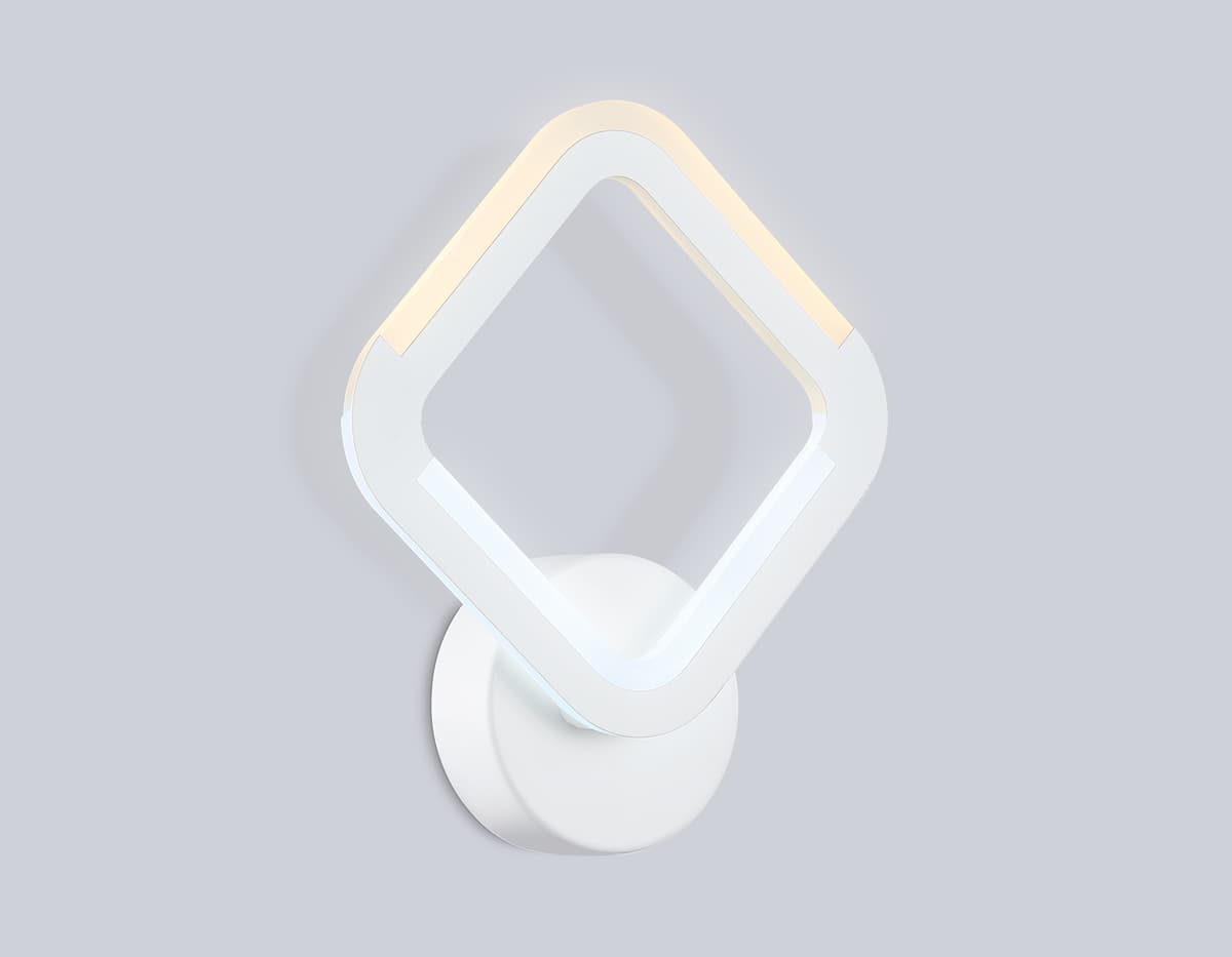 Светильник светодиодный настенный FA8951 WH белый 10W 3000-6000K 245*205*50 Ambrella Light 11