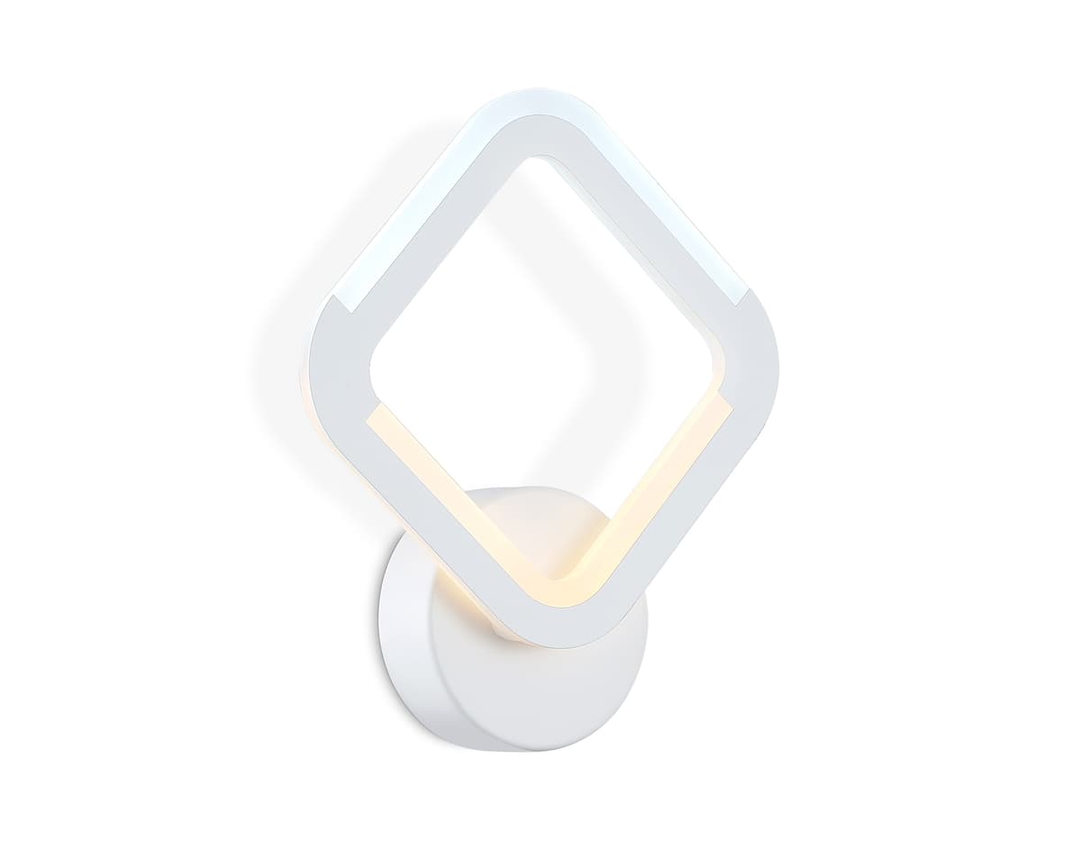 Светильник светодиодный настенный FA8951 WH белый 10W 3000-6000K 245*205*50 Ambrella Light 9