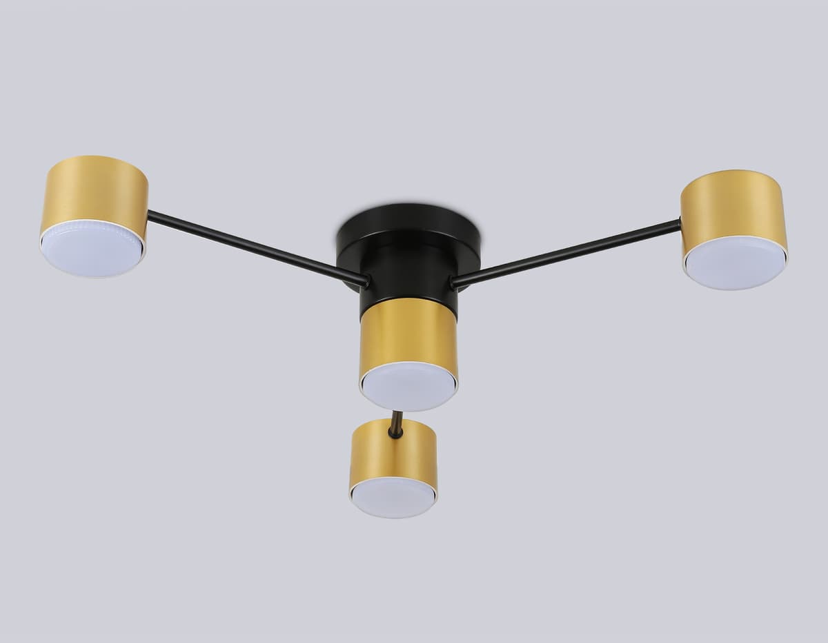 Потолочный светильник FL51722/4 BK/GD черный/золото GX53/4 max 12W 645*135 Ambrella Light 10